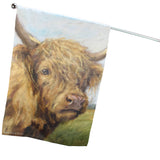 Primitives by Kathy Primitives by Kathy - Highland Cow House Flag