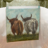 Primitives by Kathy Primitives by Kathy - Highland Cows Shopping Tote