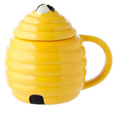 Puckator Ltd Puckator Ltd - Beehive Shaped Ceramic Mug with Lid
