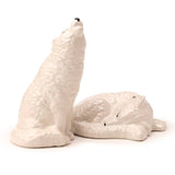 Puckator Ltd Puckator Ltd - White Wolf Ceramic Salt and Pepper Set