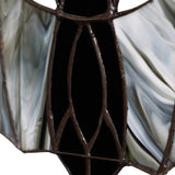 River of Goods River of Goods - 16"W Halloween Black Bat Stained Glass Window Panel