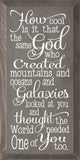 SAWDUST CITY Old Ivory SAWDUST CITY - How cool is it that the same God who created mountains...