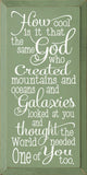 SAWDUST CITY Old Ivory SAWDUST CITY - How cool is it that the same God who created mountains...