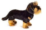 Teddy Hermann collectible plush Teddy Hermann - Wire-haired dachshund standing 28 cm - plush toy - soft toy