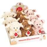 Teddy Hermann Teddy Hermann - 9 farm animals assorted 3 ways 20 cm - plush toy - stuffed animal