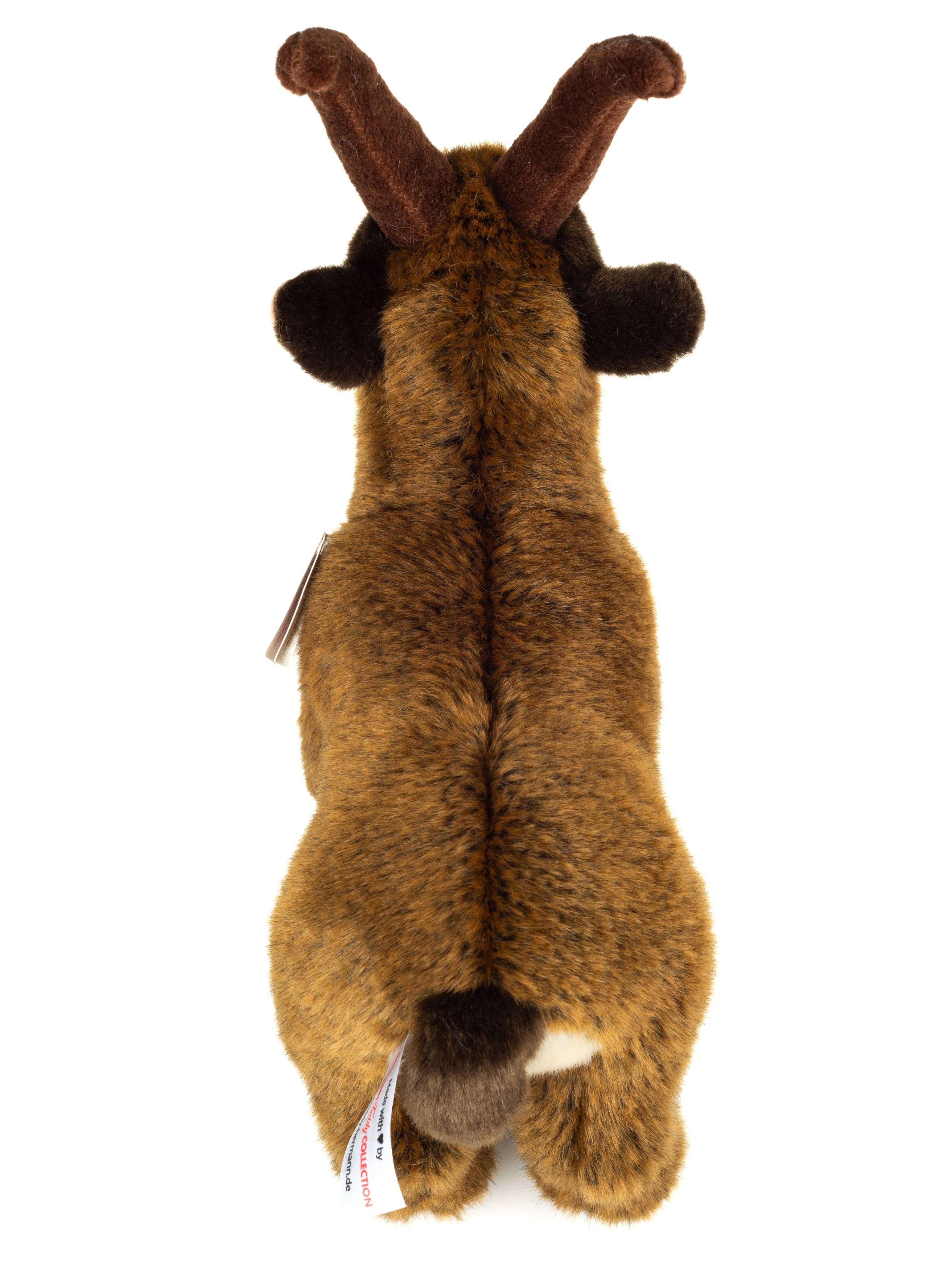 Hermann ホッキョクグマ ぬいぐるみ Chamois Brown Goat Plush Toy by Teddy Hermann 23 cm