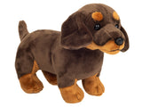 Teddy Hermann Teddy Hermann - Dachshund standing 3-color assorted 21 cm - Plush toy - Stuffed animal