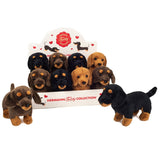 Teddy Hermann Teddy Hermann - Dachshund standing 3-color assorted 21 cm - Plush toy - Stuffed animal