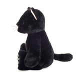 Teddy Hermann Teddy Hermann - Floppy cat Tilly black 35 cm - plush toy - stuffed animal