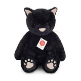 Teddy Hermann Teddy Hermann - Floppy cat Tilly black 35 cm - plush toy - stuffed animal