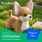 The Petting Zoo BIG Chihuahua Dog 11" (27cm) Plush Toy Eco Friendly Super Cuddly
