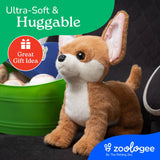 The Petting Zoo BIG Chihuahua Dog 11" (27cm) Plush Toy Eco Friendly Super Cuddly