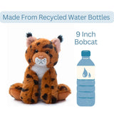 The Petting Zoo Bobcat Wild Life - 8" (20cm) Wild Onez Eco Friendly