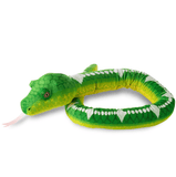 The Petting Zoo Emerald Tree Boa Snake 54" Recycled Plush Earth Keeperz