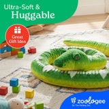 The Petting Zoo Emerald Tree Boa Snake 54" Recycled Plush Earth Keeperz