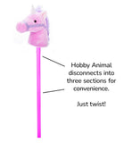 The Petting Zoo Highland Cow Hobby Horse Tan 24" Adorable!  (61cm)