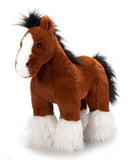 The Petting Zoo The Petting Zoo - 12" (30cm) Standing Horse Clydesdale Farm/Barnyard Animal