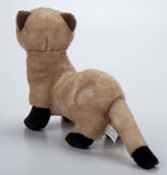The Petting Zoo The Petting Zoo - 12" (30cm) Wild Onez Footed Ferret Black wild life