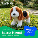 The Petting Zoo The Petting Zoo - New Basset Hound Dog Medium 12" (30cm)