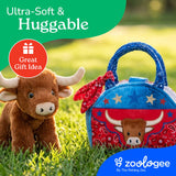 The Petting Zoo The Petting Zoo - Plush Animal Set with Purse -  9" Longhorn