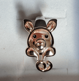 The Pink Pigs Fine Fashion Jewelry-Earrings Pig Stud Earrings "Keep Me In Your Heart" Rose Gold Plated Sterling Silver