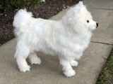 The Pink Pigs Plush Animals JoJo Our Life Size Samoyed Plush Dog
