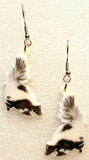 Ali Express Fashion Earrings Acrylic Animal Earrings Raccoon Gator Skunk Hedgehog Jaguar