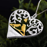 Love Birds "Forever" Sterling Silver Jewelry - Necklace