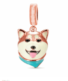aliexpress Charms Shiba Inu Colored Dog Charm Collection Pandora Style Charms Sterling Silver Boston, Frenchie, Chi, Schnauzer, Puppy