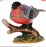 AliExpress Decor Bullfinch Beautiful Bird Pewter Trinket Boxes, Gorgeous Gift Ideas!