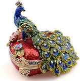 AliExpress Decor Peacock Beautiful Bird Pewter Trinket Boxes, Gorgeous Gift Ideas!