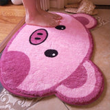 AliExpress Rugs Large pink pig face Pig Bathmat and door Mats