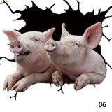 AliExpress Sticker/Bumper Sticker Pigs Breaking Out Car Sticker Decal for Window