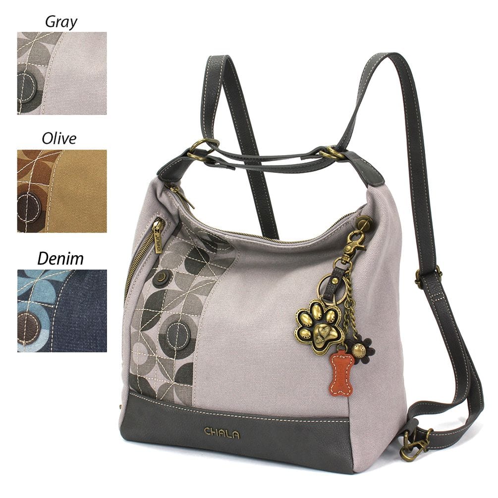 Chala Retro Convertible Purse - Metal Charming Fox