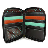 Chala Women - Accessories - Wallets & Small Goods Siamese SLIM CAT - ZIP AROUND WALLET* by Chala