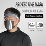 DH Gate Natural Personal Care Full Face Shield, Flip up, Comfortable, No Fog Splash Guard for Face