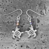 FAIRE - Close 2 UR Heart Earrings Stainless Steel Sea Turtle Earrings Made in the USA