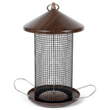 Faire-Dicksons Bird Feeders Cherry Woodgrain Metal Bird Feeder*