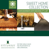 FAIRE - Entryways Doormats Decor Love Cats Coir Welcome Mat Handmade Cute Kitty Faces Welcome You Home!