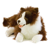 Chocolate Border Collie Realistic Eco Friendly Plush Size - 62cm/24