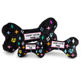 FAIRE - Haute Diggity Dog dog plush toy Chewy Vuiton Black Monogram Bone-Top Quality Funny Pet Toys!