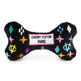 FAIRE - Haute Diggity Dog dog plush toy Small Chewy Vuiton Black Monogram Bone-Top Quality Funny Pet Toys!