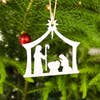 FAIRE - Iron Maid Ornaments Nativity Metal Holiday Gift Christmas Ornament *