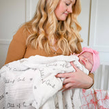 Faire-LollyBanks swaddle blanket christian Child of God Baby Swaddle Blanket by Lolly Banks