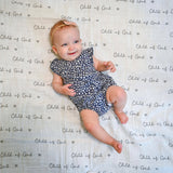 Faire-LollyBanks swaddle blanket christian Child of God Baby Swaddle Blanket by Lolly Banks