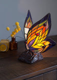 Faire: River of Goods Lamps Butterfly Stained Glass Accent Lamp