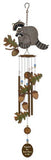 Faire: Sunset Vista Designs Wind Chime Rustic Mom and Baby Raccoon Wind Chime