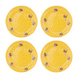 Faire-Supreme Housewares Plates SET of 4 Beehive Melamine 6" Plate