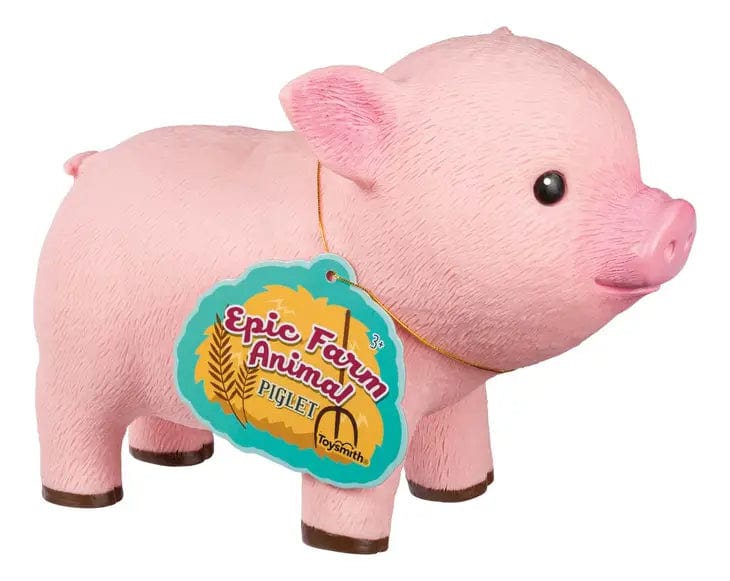 SITTING PIGLET WITH SOUND 20CM by Living Nature