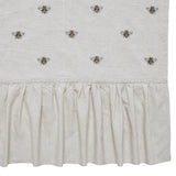 FAIRE - VHC Brands Shower Curtains Honey Bee Shower Curtain Embroidered